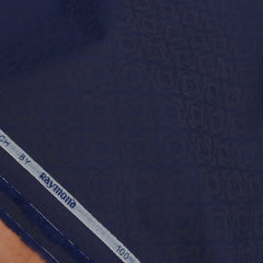 Shirt Fabric Raymond 100% Giza Cotton Premium Jacquard Colour Blue
