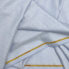 Shirt Fabric Raymond 100% Giza Cotton Print Colour Dim Blue