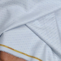 Shirt Fabric Raymond 100% Giza Cotton Print Colour Dim Blue
