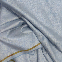 Shirt Fabric Raymond 100% Giza Cotton Jacquard Colour Faded Blue