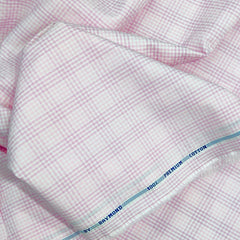 Shirt Fabric Raymond 100% Giza Cotton Premium Zigzag Colour Faded Lavender