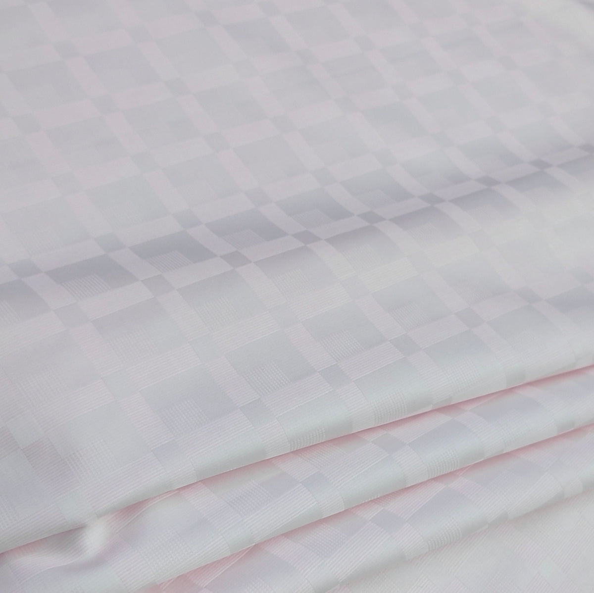 Shirt Fabric Raymond Premium Giza Cotton Check With Jacquard Colour Blush Pink