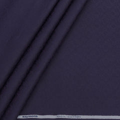 Shirt Fabric Raymond 100% Giza Cotton Jacquard Colour Dark Purple