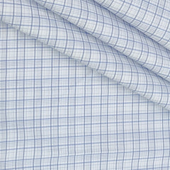Shirt Fabric Raymond 100% Giza Cotton Premium Check Colour Light Purple N White
