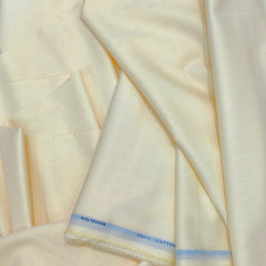 Shirt Fabric Raymond 100% Giza Cotton Jacquard Colour Ash Cream