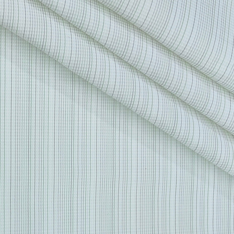 Shirt Fabric Raymond Premium Giza Cotton Lining With Dobby Colour Green N White