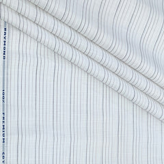 Shirt Fabric Raymond 100% Cotton Lining With Slub Colour Grey N White