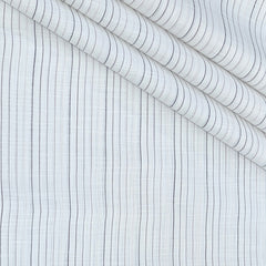 Shirt Fabric Raymond 100% Cotton Lining With Slub Colour Grey N White