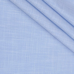 Shirt Fabric Raymond 100% Cotton Slub Colour Blue