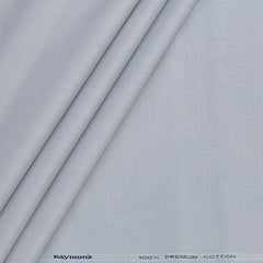 Shirt Fabric Raymond 100% Giza Cotton Jacquard Colour Silver