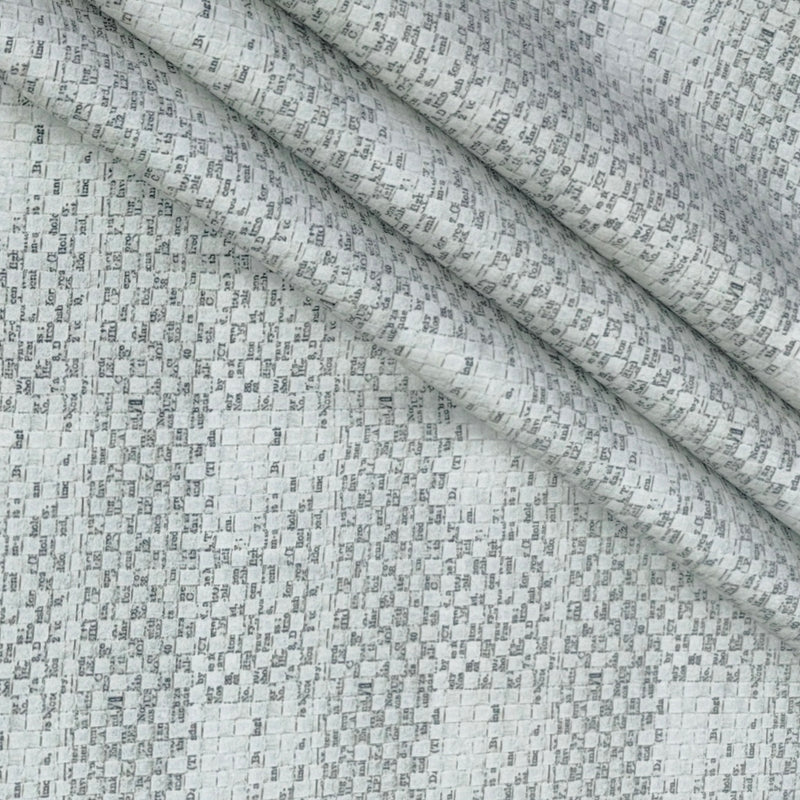 Shirt Fabric Raymond 100% Giza Cotton Digital Print Colour Laurel Green