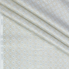 Shirt Fabric Raymond 100% Giza Cotton Print Colour Desert Brown