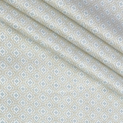 Shirt Fabric Raymond 100% Giza Cotton Print Colour Desert Brown
