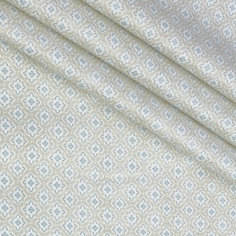 Shirt Fabric Raymond 100% Giza Cotton Print Colour Desert Brown