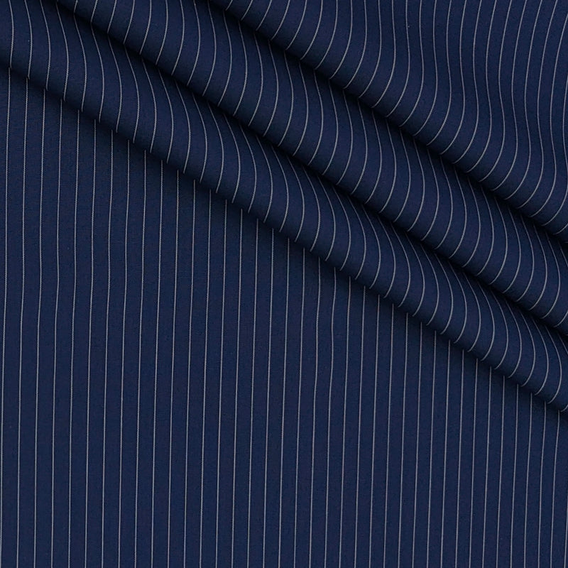 Shirt Fabric Donear Premium Giza Cotton Lining Colour Indigo Blue