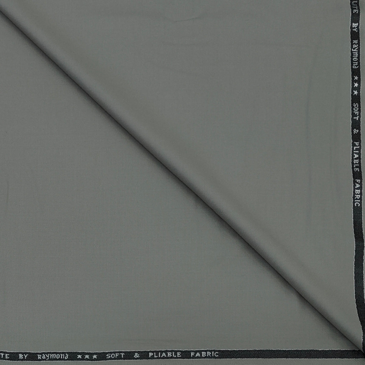 Trouser Fabric Raymond TR Plain Color Greenish Grey