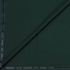 Trouser Fabric Raymond T/R Plain Color Hunter Green