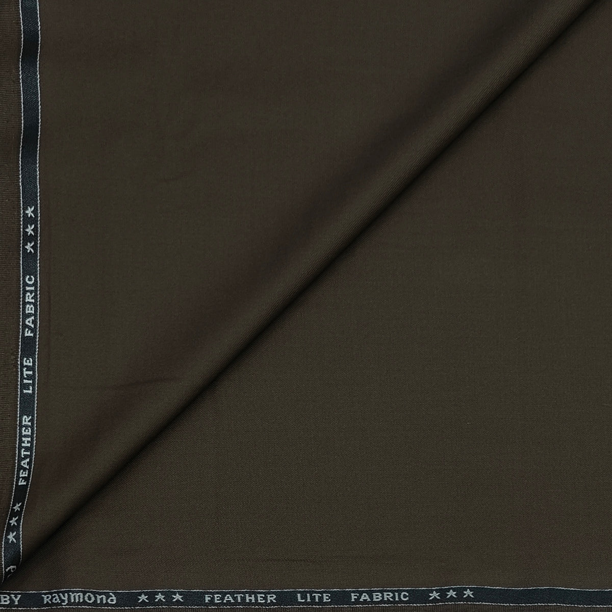 Trouser Fabric Raymond TR Plain Color Tan Brown