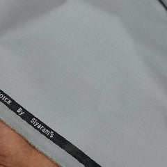 Suit Fabric Siyaram PV Plain Color Classic Silver