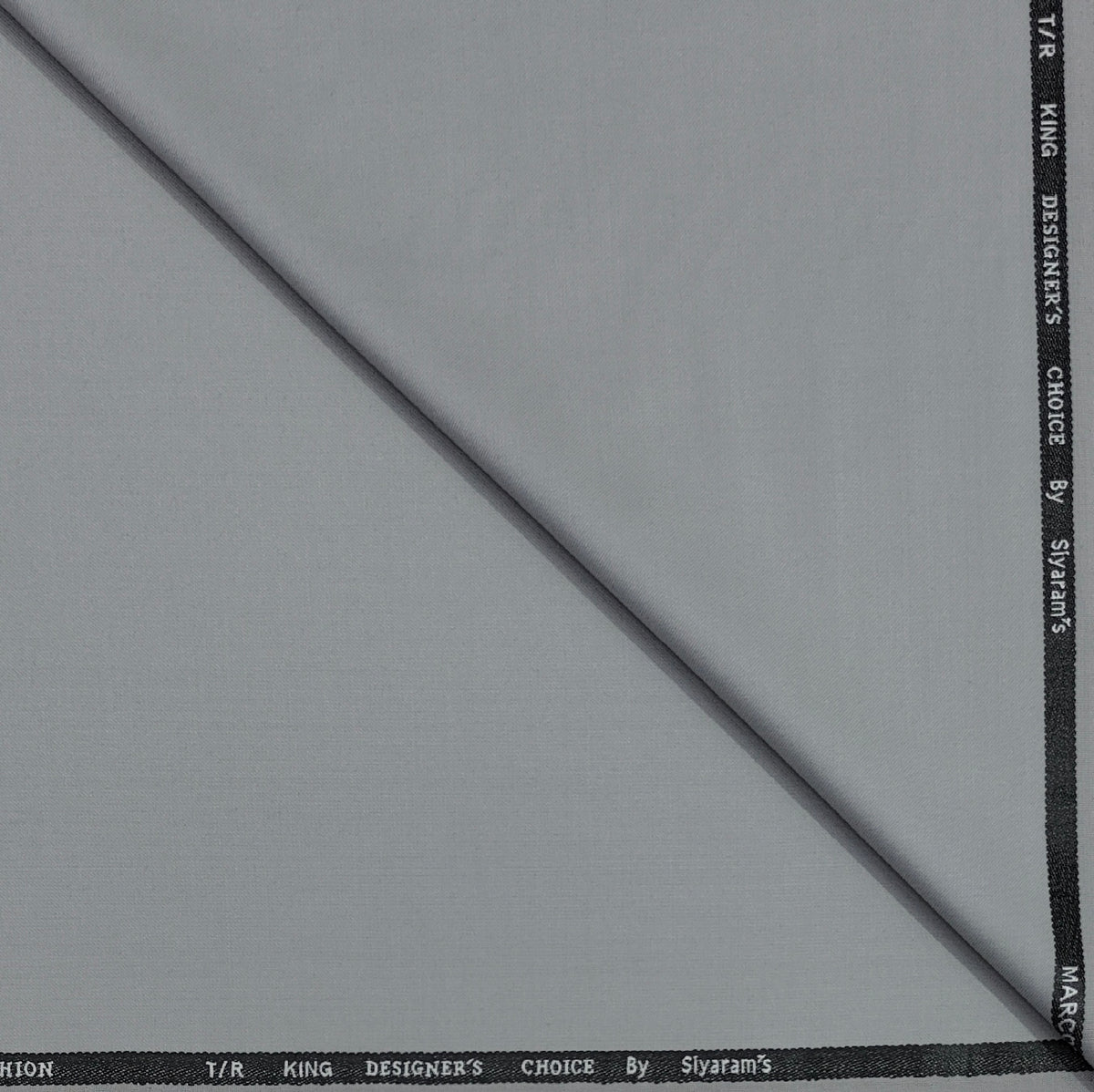 Suit Fabric Siyaram PV Plain Color Classic Silver