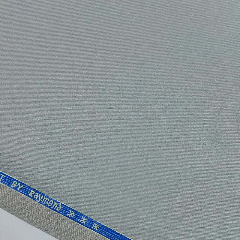 Suit Fabric Raymond Poly Viscose Plain Color Greenish Grey
