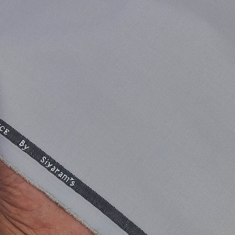 Suit Fabric Siyaram TR Plain Color Light Lavender