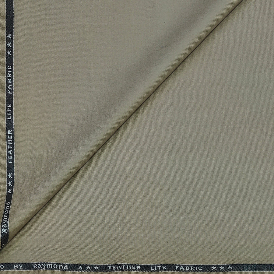 Suit Fabric Raymond TR Plain Color Light Brown