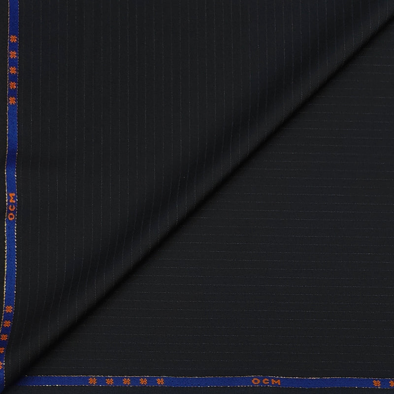 Suit Fabric OCM Wool Blended Lining Color Black