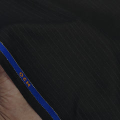 Suit Fabric OCM Wool Blended Lining Color Black