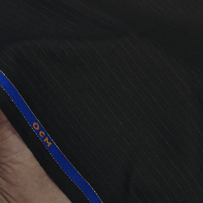 Suit Fabric OCM Wool Blended Lining Color Black