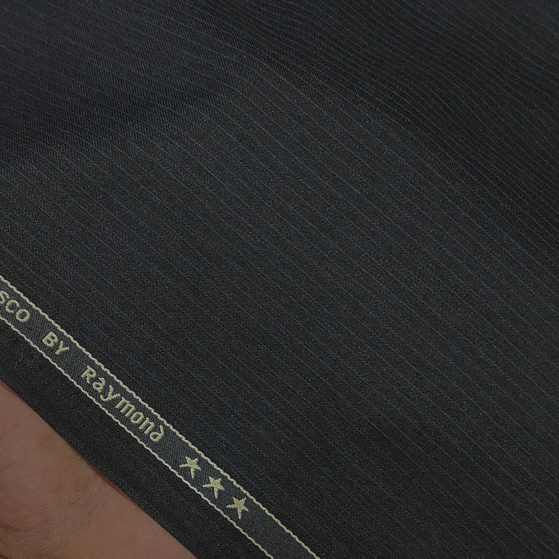 Suit Fabric Raymond Poly Viscose Small Lining Color Cobalt Davy's Grey