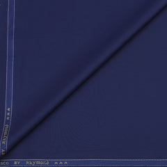 Suit Fabric Raymond Poly Viscose Plain Color Cobalt Blue