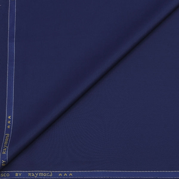 Suit Fabric Raymond Poly Viscose Plain Color Cobalt Blue