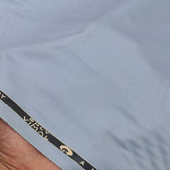 Pant Shirt Combo Vimal Sky Blue TR Trouser With Black Plain Giza Cotton Shirt Fabric