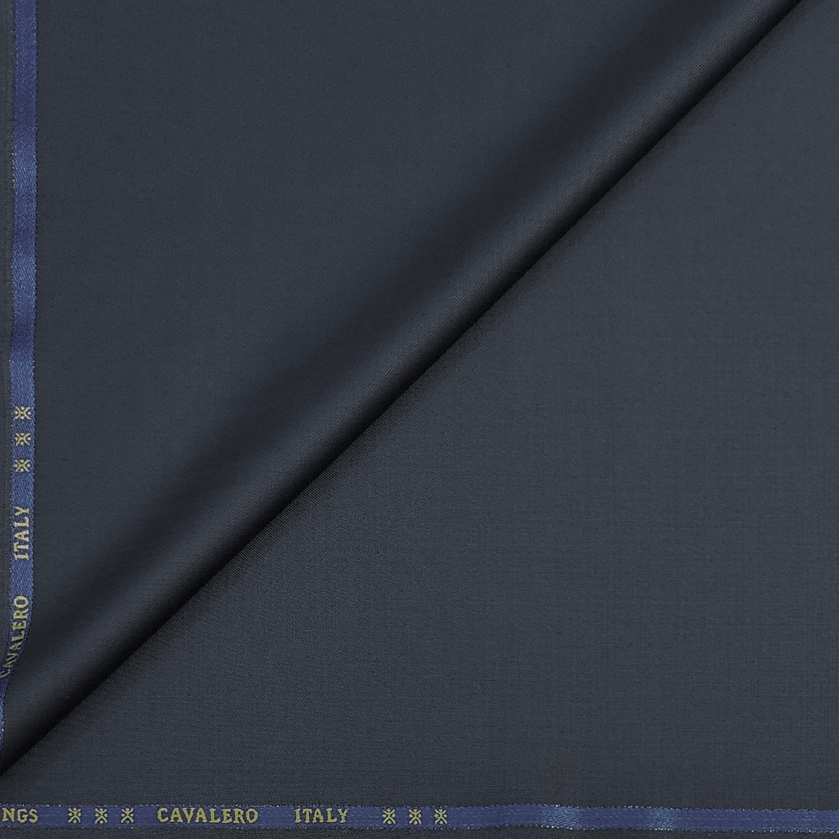 Cavalero Italy Men’s 30% Wool Super 120’s Unstitched Suiting Fabric Colour Greyish Blue