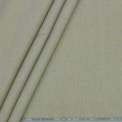 Trouser Fabric Raymond Pure Cotton Linen Look Color Brown