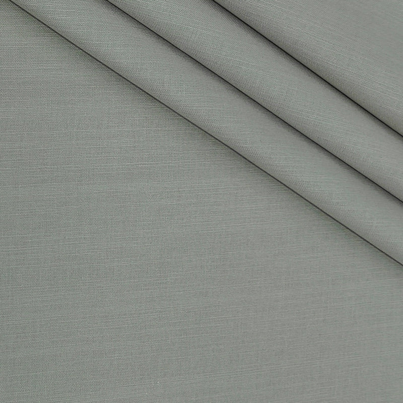 Trouser Fabric Raymond Pure Cotton Linen Look Color Dusty Brown