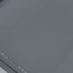 Trouser Fabric Raymond Pure Cotton Plain Color Zinc Silver