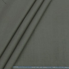 Trouser Fabric Raymond Pure Cotton Linen Look Color Moss Green