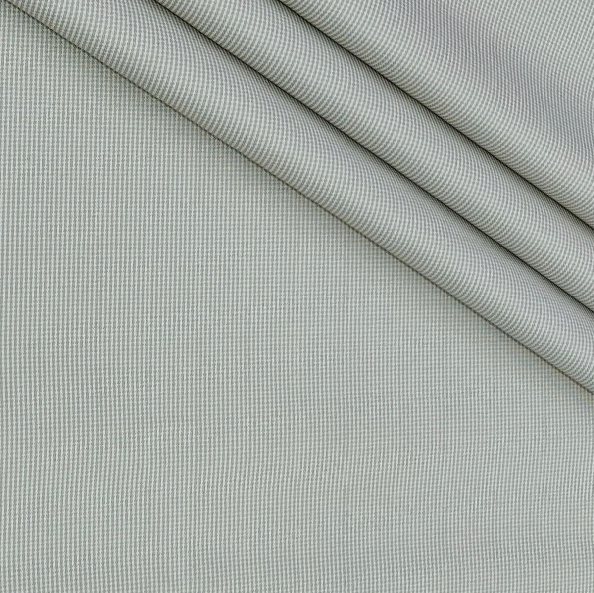 Trouser Fabric Raymond Poly Cotton Stretchable Pin Check Colour Dull Brown