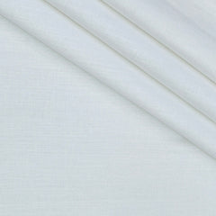 Trouser Fabric Raymond Pure Cotton Linen Look Color White