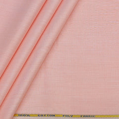 Shirt Fabric ManTire Poly Cotton Wrinkle Free Fill a Fill Colour Melon Pink