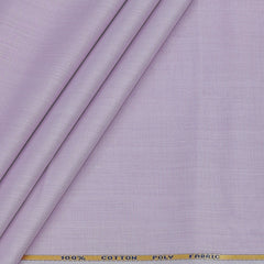 Shirt Fabric ManTire Poly Cotton Wrinkle Free Fill a Fill Colour Lavender