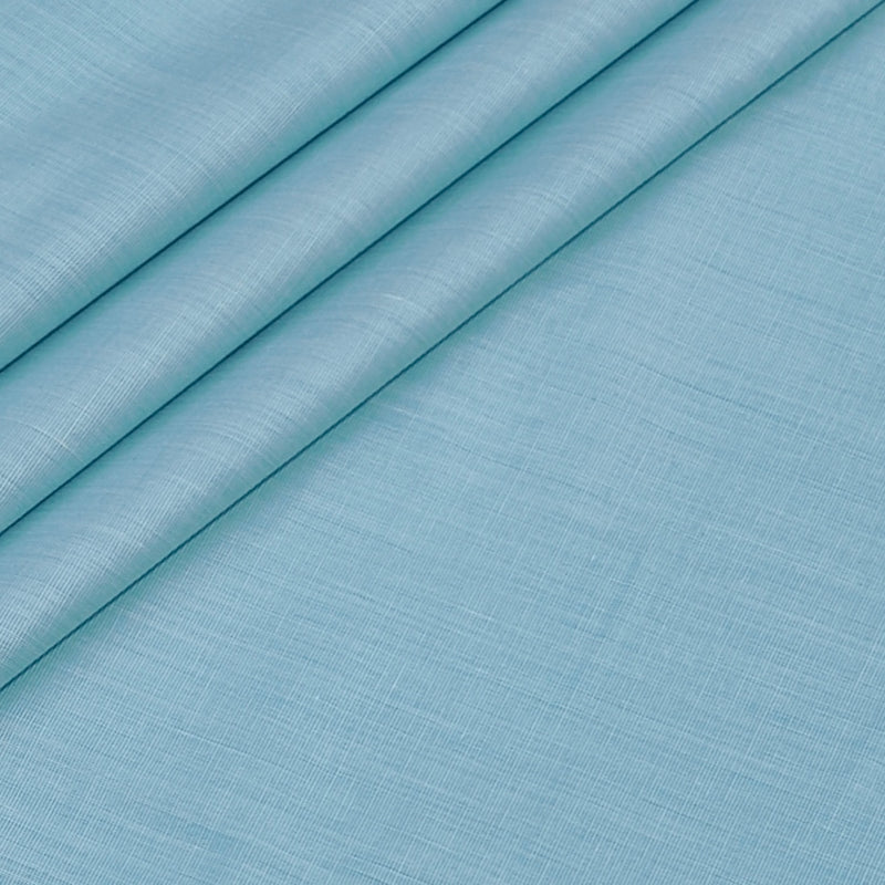 Shirt Fabric ManTire Poly Cotton Wrinkle Free Fill a Fill Colour Arctic Blue