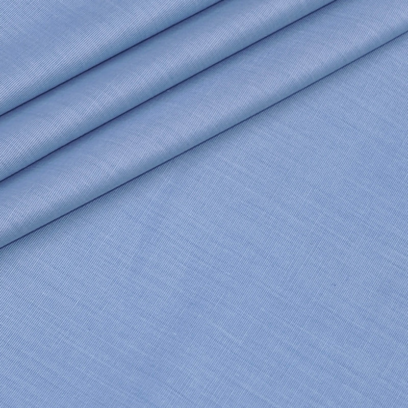 Shirt Fabric ManTire Poly Cotton Wrinkle Free Fill a Fill Colour Blue