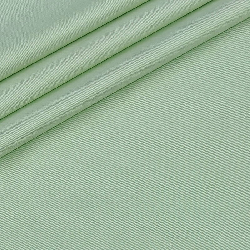Shirt Fabric ManTire Poly Cotton Wrinkle Free Fill a Fill Colour Pista Green