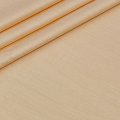 Shirt Fabric ManTire Poly Cotton Silk Wrinkle Free Plain Colour Apricot Orange