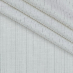 Shirt Fabric Raymond  Poly Cotton Wrinkle Free Lining Colour Ash White