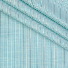 Shirt Fabric Arvind Poly Cotton Wrinkle Free Broad Lining With Slub Colour Mint Green