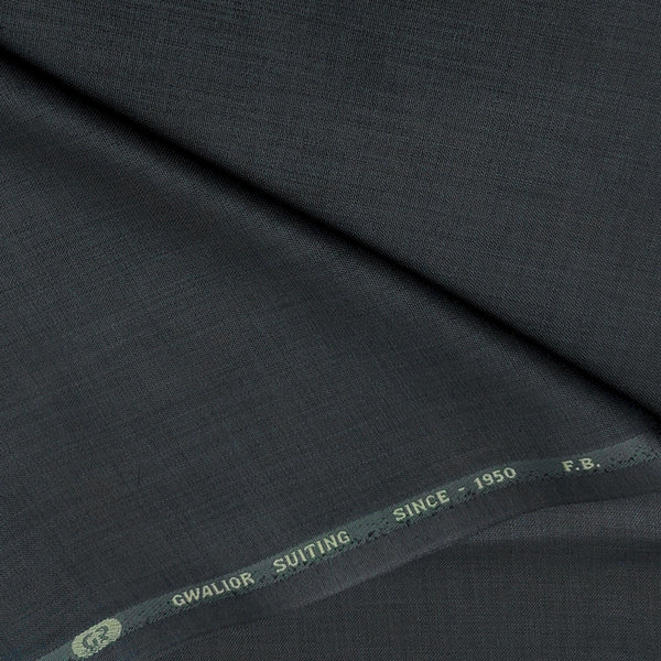 Trouser Fabric Gr Gwalior Poly Viscose Slub Colour Charcoal Grey